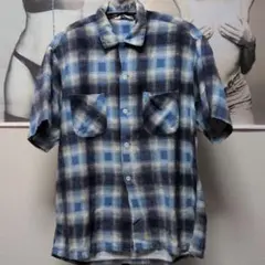 60s PENNEY'S SHADOW プリネル半袖 VINTAGE 実寸XLのサムネイル