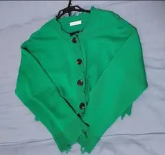 PAGEBOY ダメージショートカーディガン