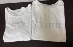 ホワイト Tシャツ2枚セット