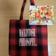 MACKINTOSH PHILOSOPHY トートバッグ 花のカレンダー