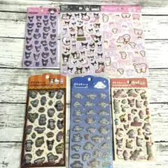新品未使用 サンリオ シール 6点セット マイメロディ クロミ シナモロール