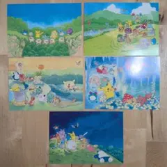 ポケモン ポストカード 5枚セット ふくやまけいこ 初期 レア - メルカリ