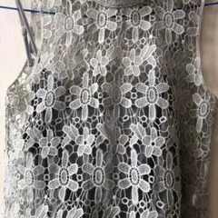 レーストップ　チュールスカート　セットアップ