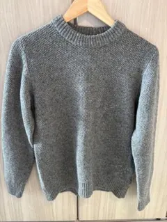 URBAN RESEARCH グレー クルーネックニット