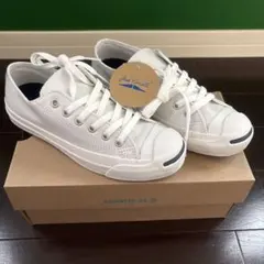 新品⭐︎Converse Jack Purcell ホワイトレザー23cm
