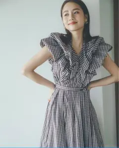 オーバーショルダーワンピース　SNIDEL