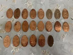 ディズニースーベニアメダル縦デザインセット22枚