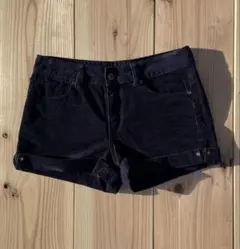 ◆ gu コーデュロイ　ネイビー　シュートパンツ　ジーユー