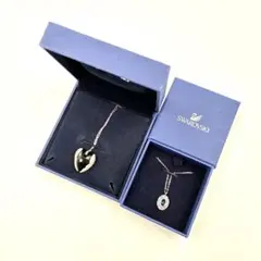 新品 未使用 SWAROVSKI スワロフスキー ネックレス 2点セット 箱付き