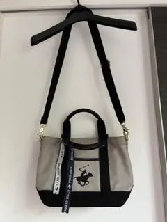 Beverly Hills Polo Club トートバッグ グレー/ブラック