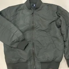 UNIQLO MA1 ダークグレー ジャケット 160サイズ