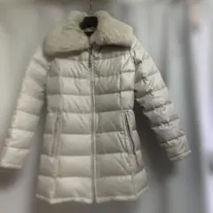 ファー付きダウンジャンパーコートM