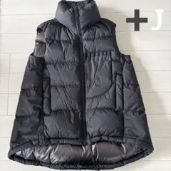 +J ブラック ダウンベスト Mサイズ