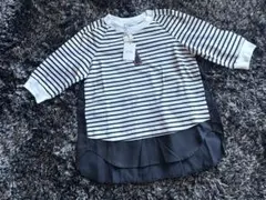 FENNEL☆新品シャツドッキングボーダーカットソーのサムネイル