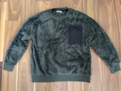 オリーブグリーン フリースジャケット Lサイズ