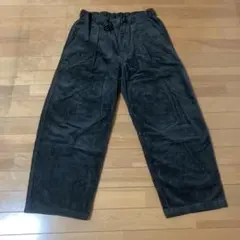 UNIQLO U コーデュロイタックワイドパンツ サイズS ダークグレー