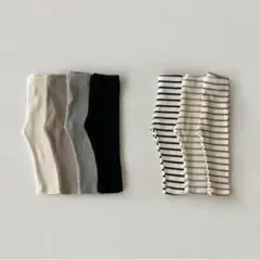 リブレギンス　キッズ　ベビー　韓国子供服　スパッツ　長ズボン　新品未使用　春