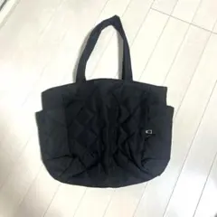 キルティング トートバッグ ブラックのサムネイル