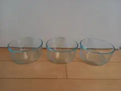 パイレックス　ボウル3つセット