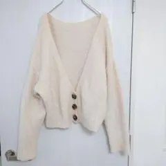 SNIDEL　ファー ライク シンプル カーディガン