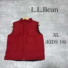 L.L.Bean エルエルビーン 中綿 リバーシブル ダウンベスト XL キッズ