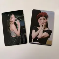 BLACKPINK ジス　　トレカ　タレントカード　JISOO 2枚セット