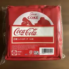 コカコーラ　タイトーくじ　D賞 レトロポーチ
