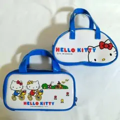 SANRIO　ハローキティ　ミニボストン　ボストンバッグ型ポーチ スクエアバッグ