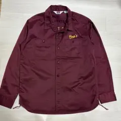 BEN DAVIS ベンデイビス ワークシャツ 長袖 えんじ 赤 L