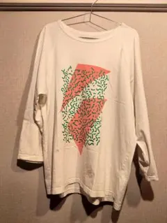 JOHNBULL 9分袖 カットソー ホワイト グラフィックのサムネイル