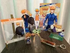 ブルーロック 國神錬介 ロングスクエア缶バッジ ナムコ Break time 