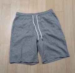 GU スウェットハーフパンツ グレー L