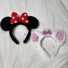 ディズニー ミニーちゃん マリーちゃん カチューシャ