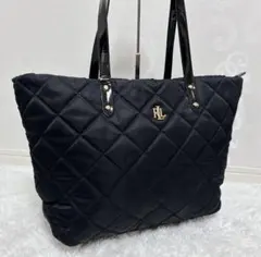 【希少】ローレンラルフローレン キルティング トートバッグ 金ロゴ