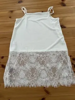 新品タグ付き　JEANASIS レースドッキングキャミソール