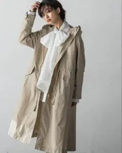 新品♡SNIDEL Sustainableリバーコート アイボリー 1size - メルカリ