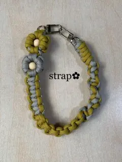 パラコードストラップ　ハンドストラップ　携帯ストラップ