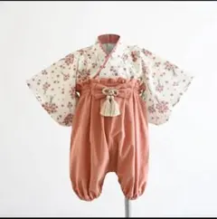 【80cm】PUPPAPUPO ベビー 袴 着物　女の子