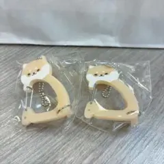 柴犬 わんこカラビナ ２点セット