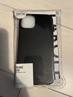 【新品未使用】iPhone 13/14用 ブラックPUレザーケース