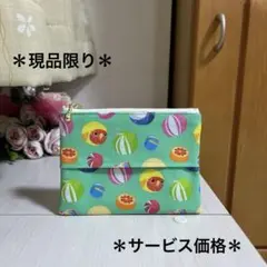 コザクラインコ　飴玉　鳥柄　インコ柄　ポケットティッシュポーチ　ハンドメイド