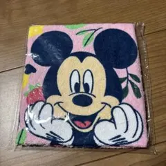 ディズニー ミッキーマウス ハンドタオル 非売品 ノベルティ 未使用