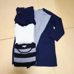 【レディース服まとめ売り】M きれいめ　オフィスカジュアル ニット　羽織　コート