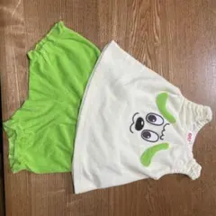 【美品】ワンワン いないいないばあっ！パイル地セットアップ 70～80cm
