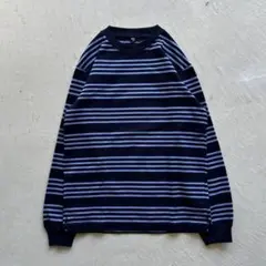 BATONER HIGH GAUGE BORDER CREW L/S - メルカリ