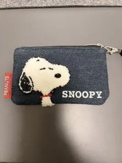 【最終価格】SNOOPY/スヌーピー/もこもこ/ポーチ/パスケース/匿名配送