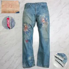 【超希少】Levis デニム 501 花火 赤耳 66501 日本製 W36 2026年最新】66501 リーバイス 花火の人気アイテム - メルカリ
