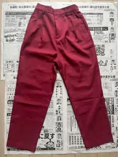 【美品】カラーパンツ ピンク ウエストゴム M