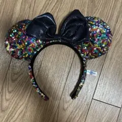 ディズニー ミッキー耳カチューシャ スパンコール