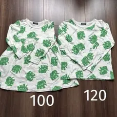 ムージョンジョン長袖セット100&120サイズ